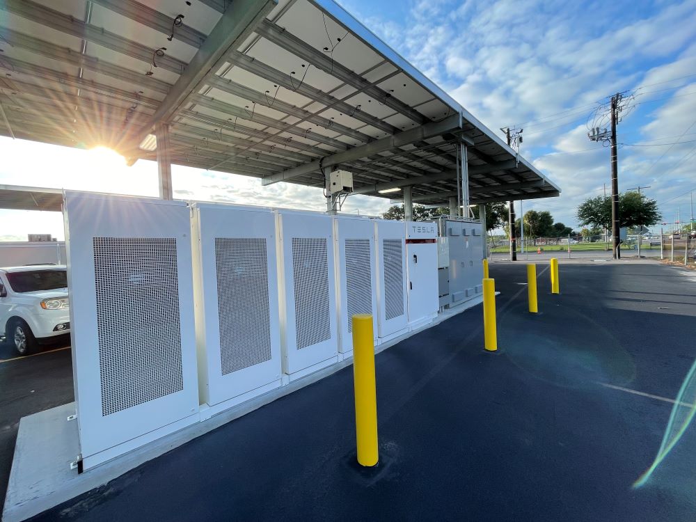 Solar energy + battery storage + electric vehicle charging = a Florida first