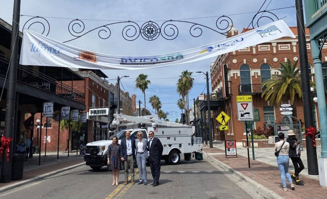 Tampa Electric Awarded For Iconic Ybor City Archway Lights 2